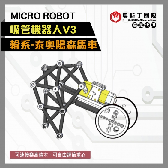 【OST076】MICRO ROBOT輪系吸管機器人V3-泰奧陽森馬車